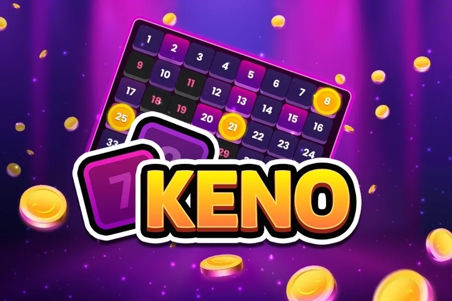 Fast Keno Game interface and bet sizes