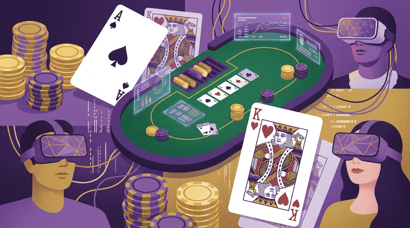 Illustration: casino, virtual games, and poker at Konjo Bet